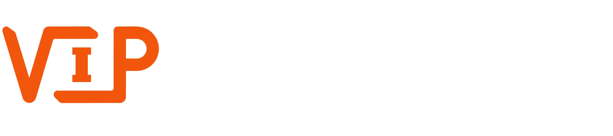 Viplastics logo - white